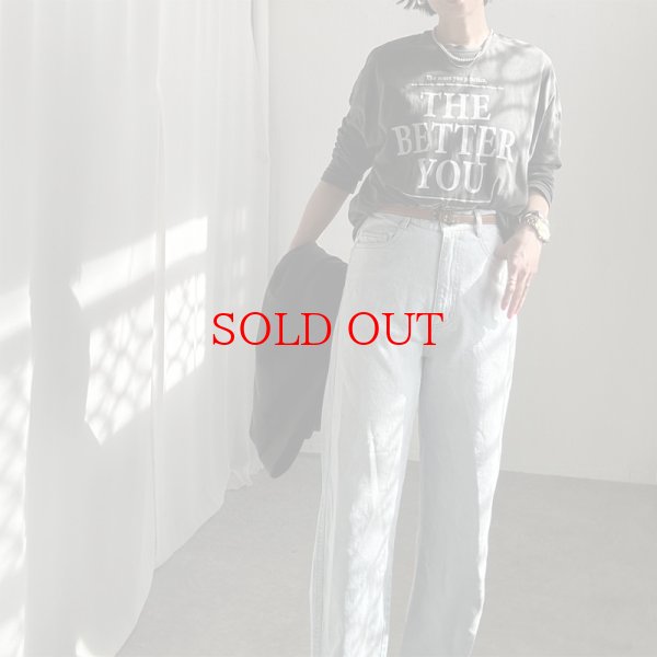 画像3: ●再販●大人っぽロゴ【LIVEご紹介アイテム】●シンプルロゴロンT (3)