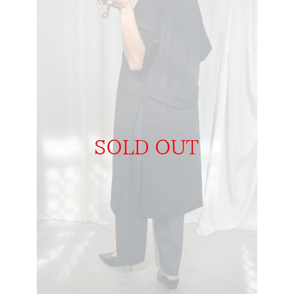 画像3: 【LIVEご紹介アイテム】●ノーカラーロングジレ (3)