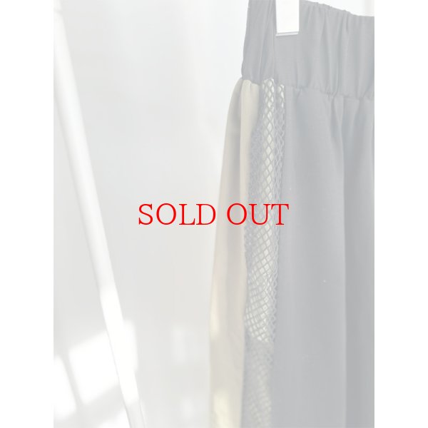 画像2: ●再販●セットアップ可能◎デザインセットアップシリーズ【LIVEご紹介アイテム】●メッシュドッキングワイドパンツ (2)