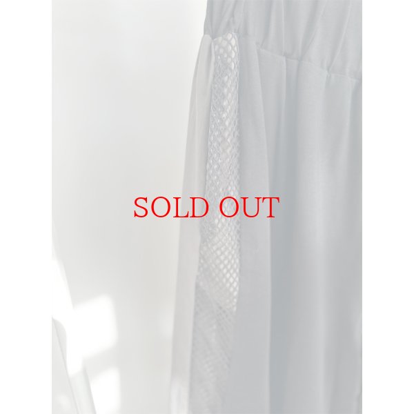 画像4: ●再販●セットアップ可能◎デザインセットアップシリーズ【LIVEご紹介アイテム】●メッシュドッキングワイドパンツ (4)