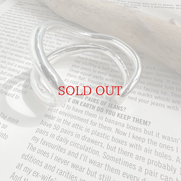 画像6: ◆存在感と抜け感●【LIVEご紹介アイテム】Wウエーブバングル (6)