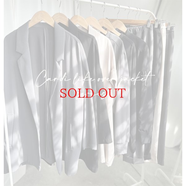 画像3: ●カーデライクオーバージャケットシリーズ●【LIVEご紹介アイテム】カーデライクオーバージャケット半袖タイプ (3)
