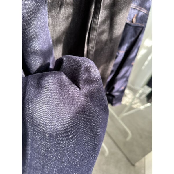 画像4: ●細ベルト付ワイドデニムパンツ(セットアップ可能)【LIVEご紹介アイテム】 (4)