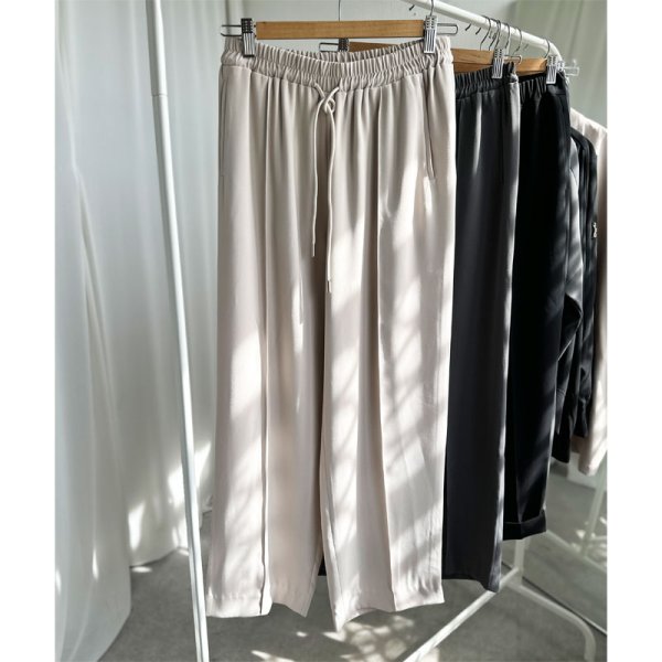 画像4: ●限定SALE●カーデライクオーバージャケットシリーズ●【LIVEご紹介アイテム】ワイドパンツ (4)