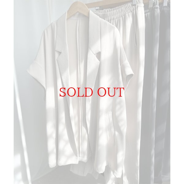 画像1: ●カーデライクオーバージャケットシリーズ●【LIVEご紹介アイテム】カーデライクオーバージャケット半袖タイプ (1)