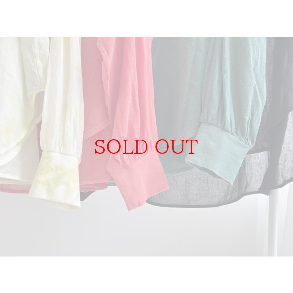 画像4: ●お問合せ殺到●【LIVEご紹介アイテム】●リブ袖シアーオーバーシャツ (4)