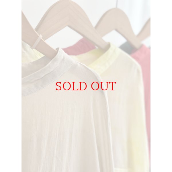 画像6: ●お問合せ殺到●【LIVEご紹介アイテム】●リブ袖シアーオーバーシャツ (6)