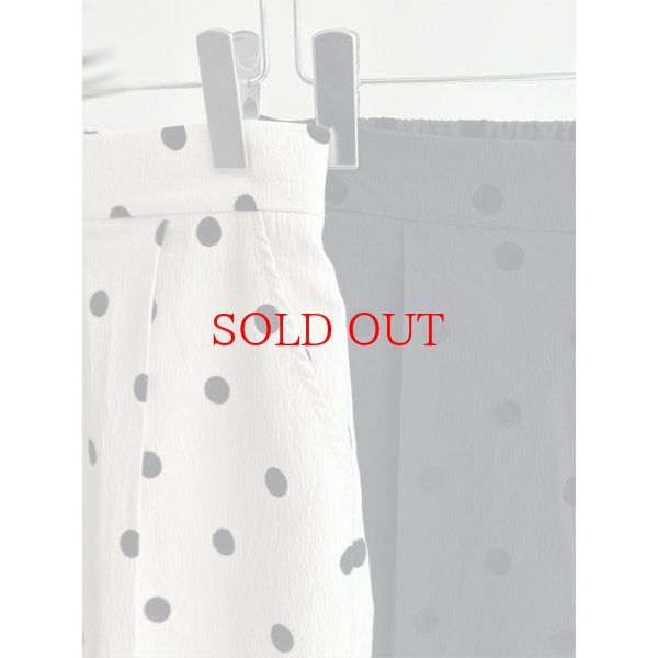 画像3: ●大人可愛いドットパンツ登場●【LIVEご紹介アイテム】●ドットテーパードパンツ (3)
