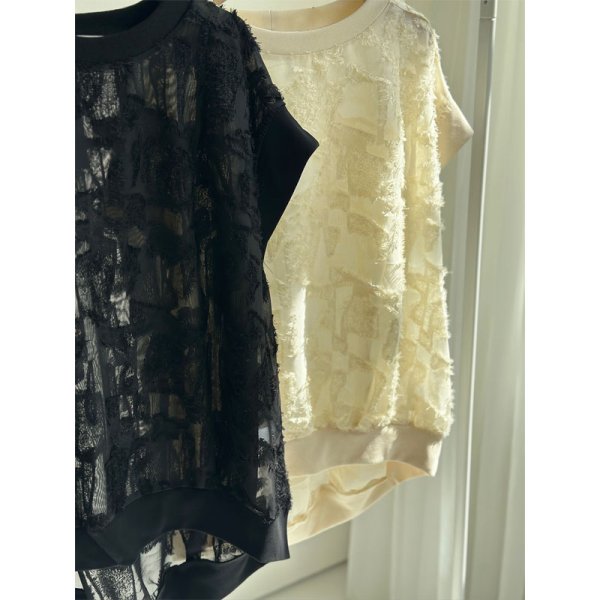 画像3: ●大人のシアージャガード●【LIVEご紹介アイテム】●ジャガードデザインフレンチプルオーバー (3)