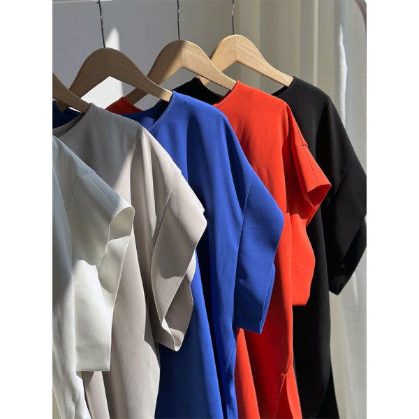 画像2: ●大人気のトップス再来!!新色も登場!セットアップ対応●【LIVEご紹介アイテム】折り返しスリーブトップス(セットアップ対応) (2)