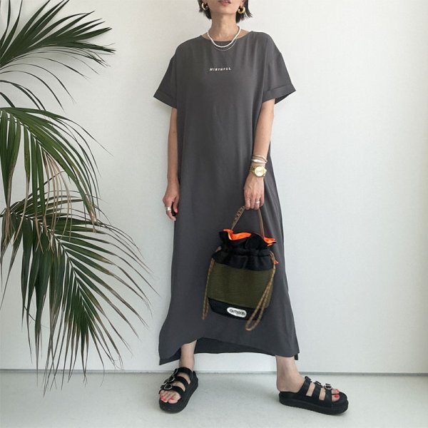 画像17: ●身長に合わせて選べる●ベーシックマルチトップスのワンピタイプが登場!!●【LIVEご紹介アイテム】ベーシックマルチ半袖ロゴワンピ (17)