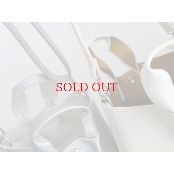 画像5: ●ベーシックエコレザーショルダーバッグ【LIVEご紹介アイテム】 (5)