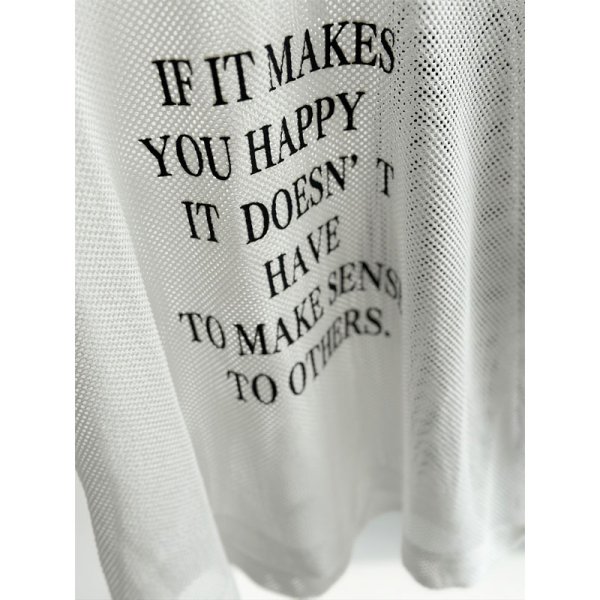 画像3: ●SALE●【LIVEご紹介アイテム】●半袖メッシュロゴトップス (3)