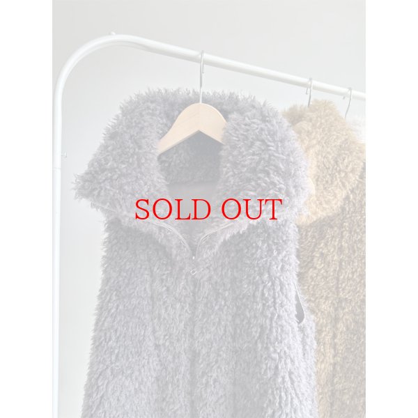 画像6: ●SALE●リバーシブルネックファーベスト【LIVEご紹介アイテム】 (6)