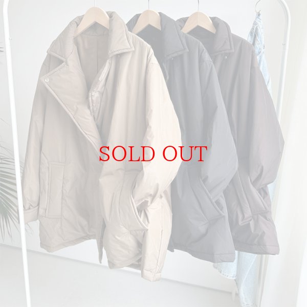 画像2: ●めちゃ軽!!!オーバーシルエットで羽織りやすい●【LIVEご紹介アイテム】●メチャ軽!!中綿オーバーコート (2)