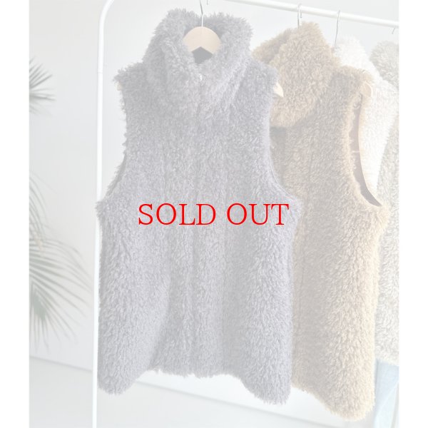 画像12: ●SALE●リバーシブルネックファーベスト【LIVEご紹介アイテム】 (12)