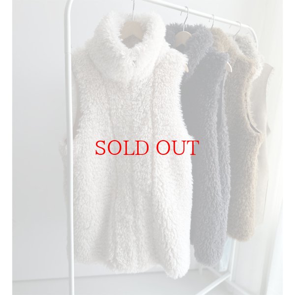 画像8: ●SALE●リバーシブルネックファーベスト【LIVEご紹介アイテム】 (8)