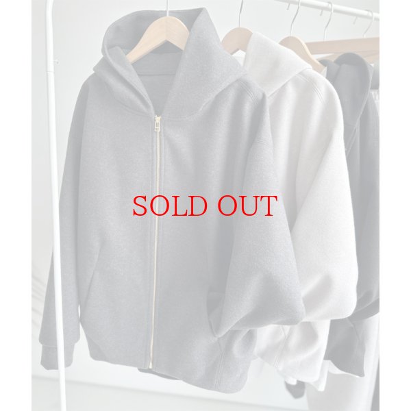 画像1: ●メーカー在庫限り●半額!!SALE●30日まで●【11/28 LIVEアイテム】起毛ジップフーディ（チャコール） (1)