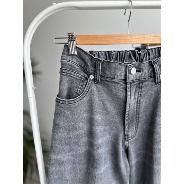 画像7: 【2/11 LIVEご紹介アイテム】ストレッチデニムワイドパンツ (7)