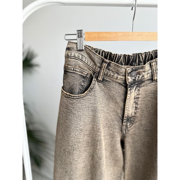 画像5: 【2/11 LIVEご紹介アイテム】ストレッチデニムワイドパンツ (5)