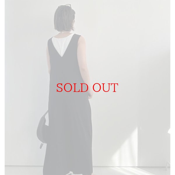 画像10: ●SALE●サラサラ素材でびよーんと伸びて超楽ちん!!●【LIVEご紹介アイテム】細リブVネックオールインワン (10)