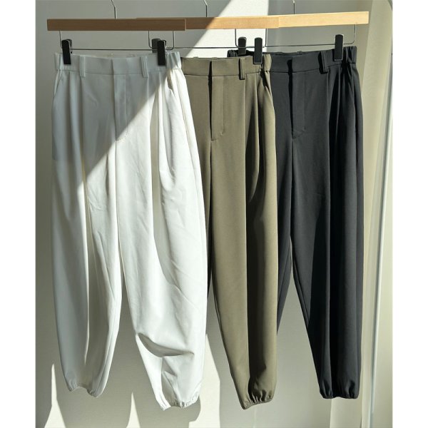 画像2: ●SALE●トップスとセットアップ可能●【LIVEご紹介アイテム】スラックスジョガー(セットアップ可能) (2)