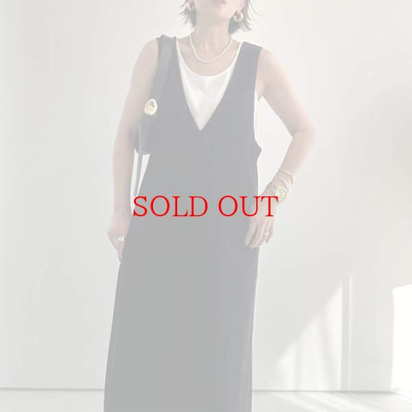 画像9: ●SALE●サラサラ素材でびよーんと伸びて超楽ちん!!●【LIVEご紹介アイテム】細リブVネックオールインワン (9)