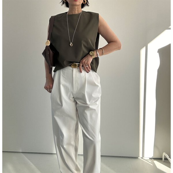 画像12: ●SALE●トップスとセットアップ可能●【LIVEご紹介アイテム】スラックスジョガー(セットアップ可能) (12)