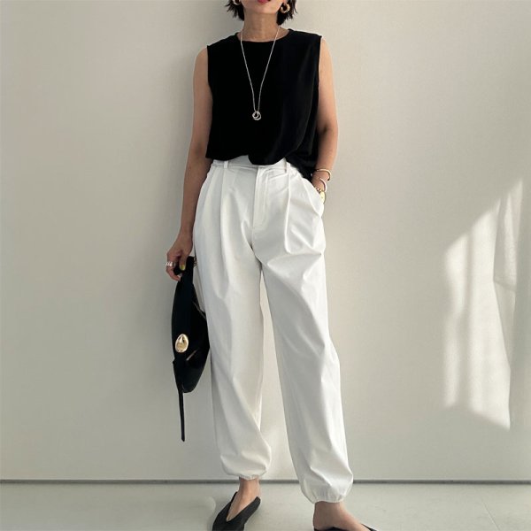 画像7: ●SALE●トップスとセットアップ可能●【LIVEご紹介アイテム】スラックスジョガー(セットアップ可能) (7)