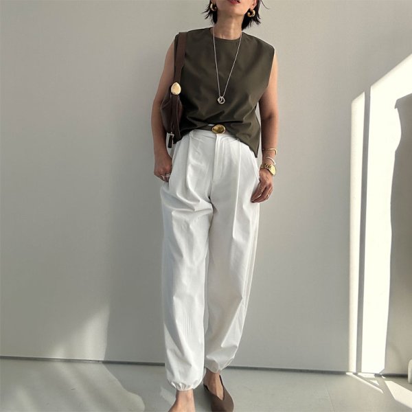 画像20: ●SALE●スラックスジョガーとセットアップ可能●【LIVEご紹介アイテム】ボックス型ショートトップス (20)