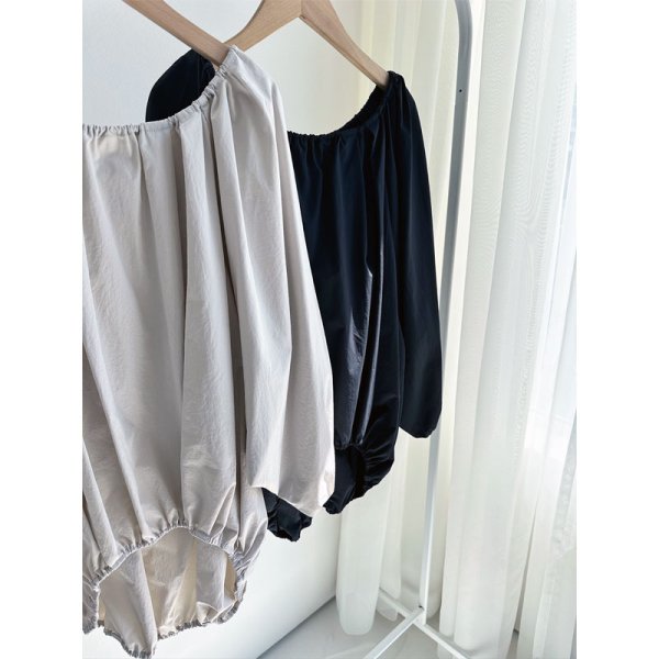 画像2: ●SALE●UVカット●接触冷感●【LIVEご紹介アイテム】機能付オフショルトップス (2)