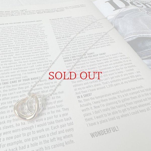 画像2: ◆大人のアクセシリーズ●【LIVEご紹介アイテム】●シルバー×ゴールドモチーフボールチェーンロングネックレス (2)