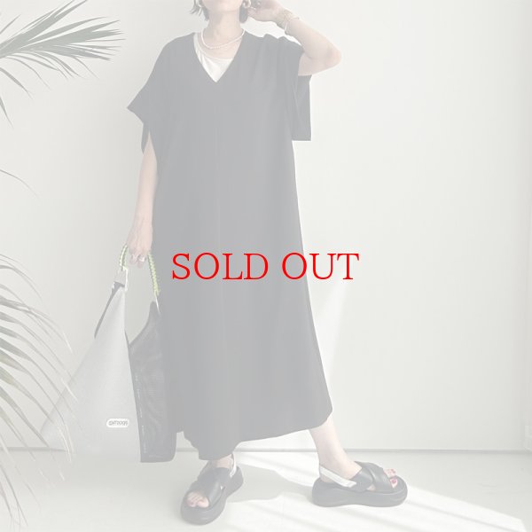 画像2: ●【LIVEご紹介アイテム】●袖付きロングワンピ (2)