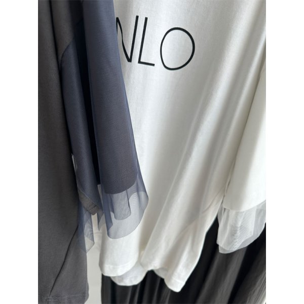 画像4: ●お袖がチュールレイヤード●【LIVEご紹介アイテム】●チュールスリーブロゴT (4)