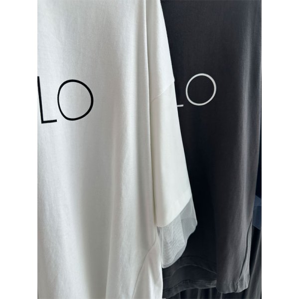 画像3: ●お袖がチュールレイヤード●【LIVEご紹介アイテム】●チュールスリーブロゴT (3)