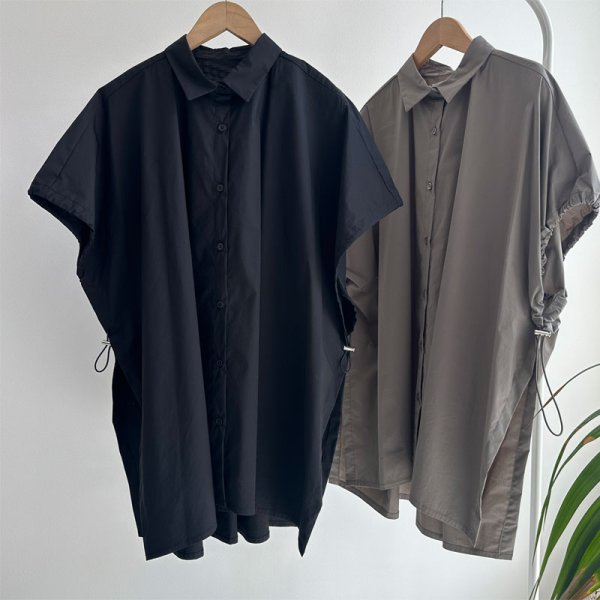 画像3: ●SALE●お袖の形を変えられる●【LIVEご紹介アイテム】●2wayスリーブシャツアウター (3)