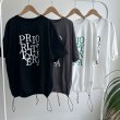 画像1: ●裾ドロストで変形に出来る●【LIVEご紹介アイテム】●ドロスト変形シルエットロゴT (1)