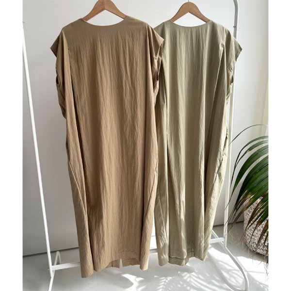 画像2: ●SALE●【LIVEご紹介アイテム】●オーバーシルエットロングワンピ (2)