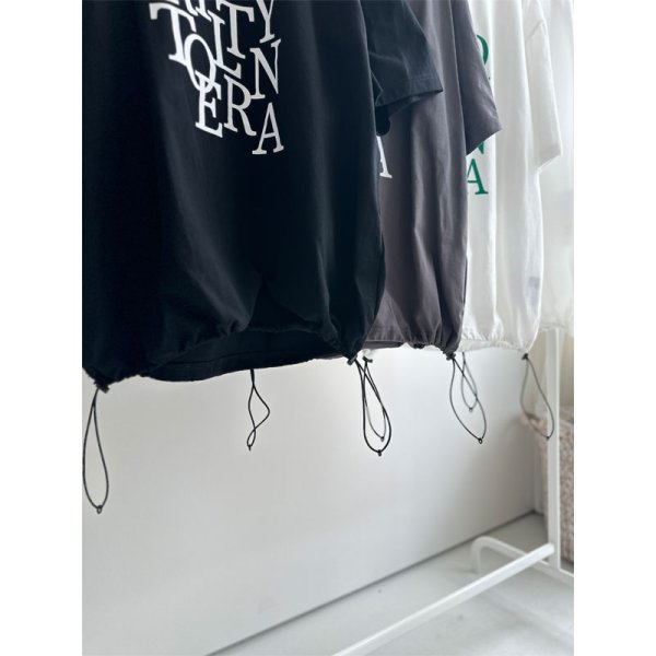 画像5: ●裾ドロストで変形に出来る●【LIVEご紹介アイテム】●ドロスト変形シルエットロゴT (5)