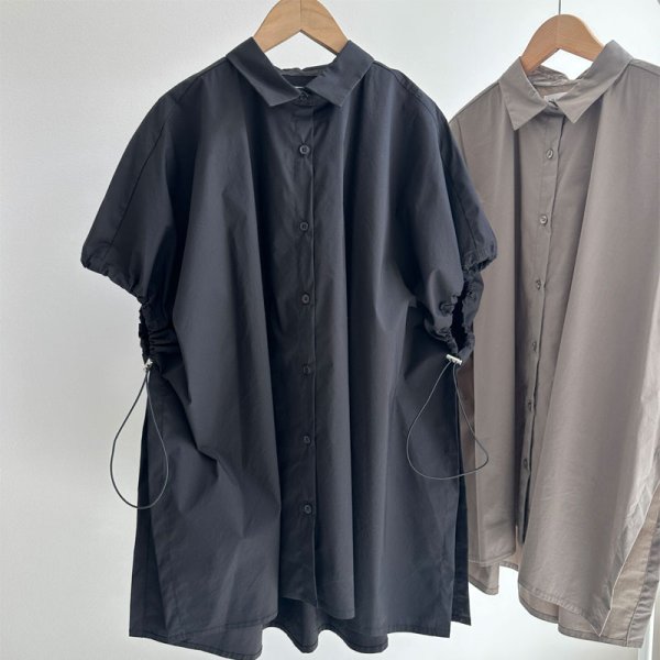 画像5: ●SALE●お袖の形を変えられる●【LIVEご紹介アイテム】●2wayスリーブシャツアウター (5)