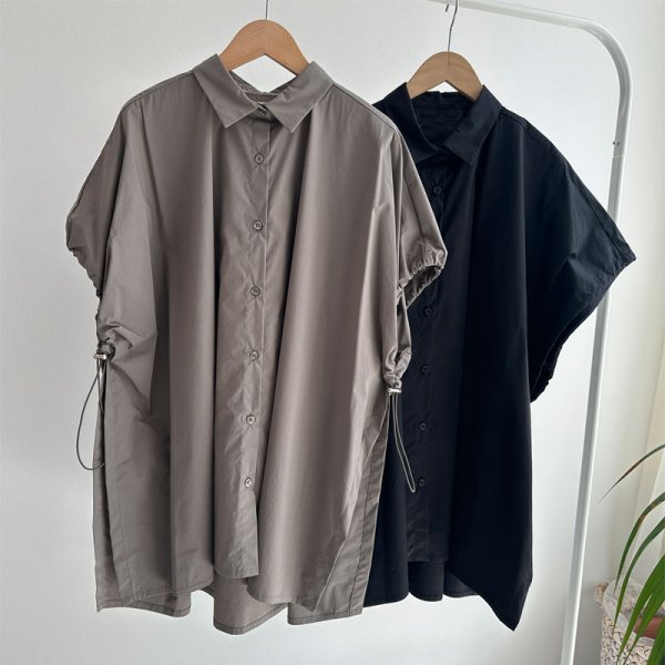 画像6: ●SALE●お袖の形を変えられる●【LIVEご紹介アイテム】●2wayスリーブシャツアウター (6)