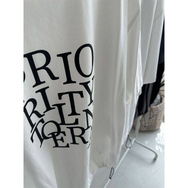 画像8: ●裾ドロストで変形に出来る●【LIVEご紹介アイテム】●ドロスト変形シルエットロゴT (8)