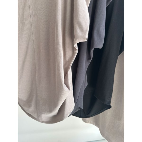 画像2: ●SALE●大人のセットアップシリーズ●【LIVEご紹介アイテム】●ハーフスリーブトップス (2)