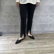 画像2: ●センタースリットで脚長見え●【LIVEご紹介アイテム】●ジップスリット裏起毛レギパン (2)