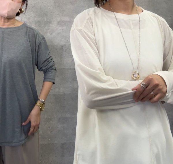 画像1: ●【LIVEご紹介アイテム】●ゆるっとロンT (1)