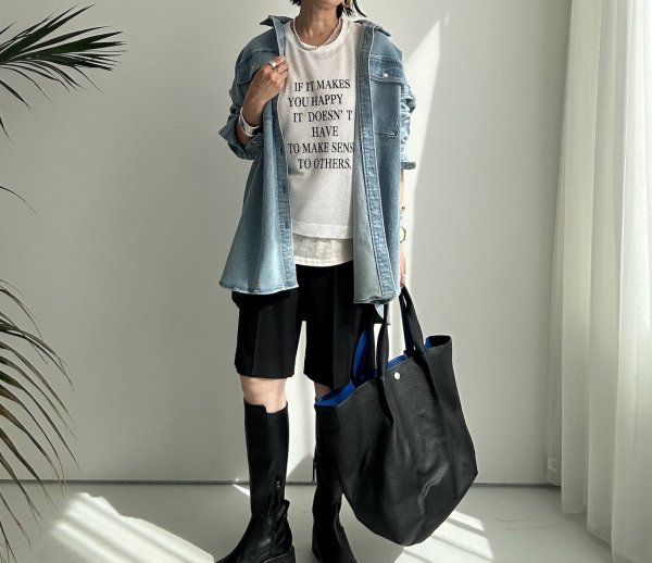 画像23: ◆ストレッチが効いて着心地抜群!!●受注●【LIVEご紹介アイテム】●オーバーデニムシャツジャケット (23)