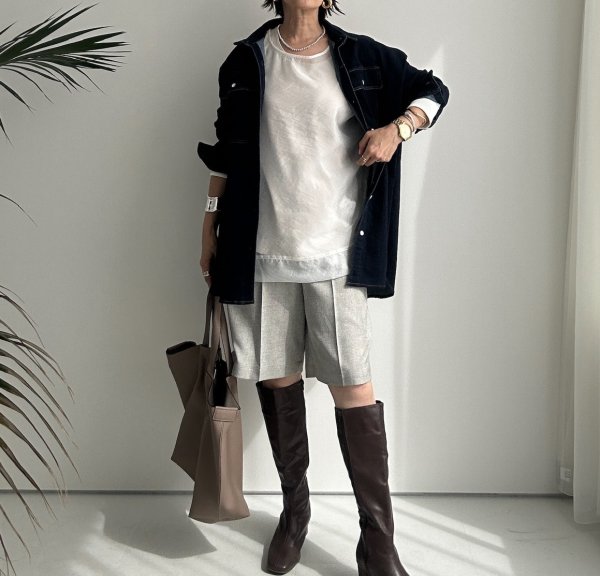 画像19: ◆ストレッチが効いて着心地抜群!!●受注●【LIVEご紹介アイテム】●オーバーデニムシャツジャケット (19)