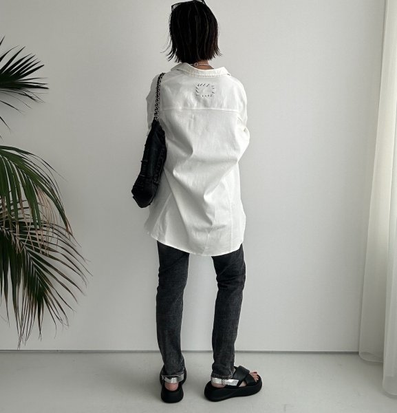 画像8: ◆ストレッチが効いて着心地抜群!!●受注●【LIVEご紹介アイテム】●オーバーデニムシャツジャケット (8)