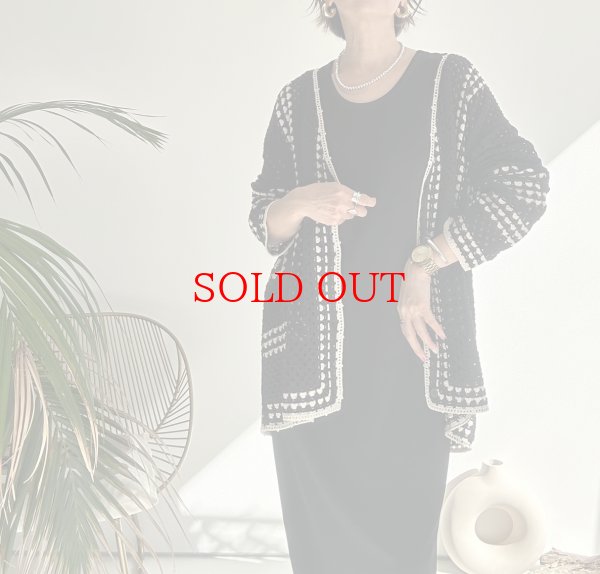 画像11: ●SALE●【LIVEご紹介アイテム】クロシェカーディガン (11)