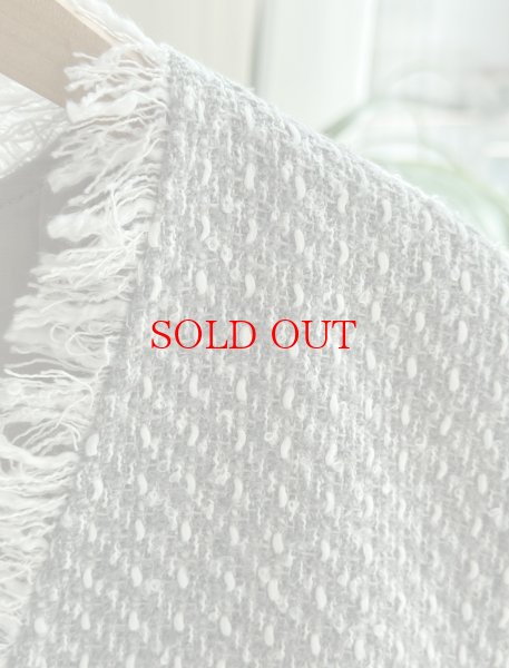 画像24: ●SALE●【12/16 LIVEアイテム】●低身長さんも高身長さんもバランスよく着れるツイードベスト●（ブラック×ホワイト） (24)